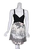 CHRISTOPHER DEANE Audrey Print Dress in Black