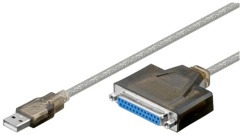 Wentronic USB A Plug to 25 Pin D-SUB Jack USB to Parallel Converter