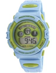 Skechers Light Blue/Lime Digital Multi-Function Watch