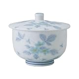 湯呑み　蓋付煎茶　二色花　美濃焼