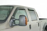Ford F-150 Super Cab w/ fixed rear window 2004 - 2008 In Channel Wind Deflector (2-Piece)