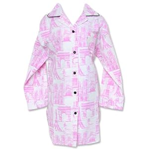 Buy Frankie and Johnny Parisian Toile Flannel Sleepshirt by Frankie & Johnny