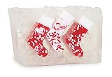Primal Elements Wrapped Bar Soap, Christmas Stocking, 6.8-Ounce Cellophane (Pack of 2)