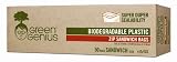Green Genius Biodegradable Zipper Sandwich Bags 50 Count