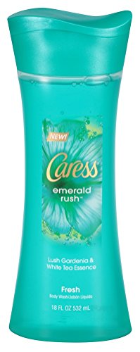 Caress Body Wash 18oz Emerald Rush (Fresh) (2 Pack)