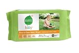 Seventh Generation Free & Clear Baby Wipes with easy open top, 70 count packs (pack of 12) (840 wipes)