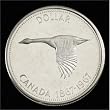 Canada 1967 Centennial Ounce Silver Dollar Goose Coins Royal Canada Mint