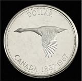 Canada 1967 Centennial Ounce Silver Dollar Goose Coins Royal Canada Mint