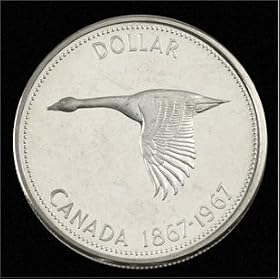 Canada 1967 Centennial Ounce Silver Dollar Goose Coins Royal Canada Mint