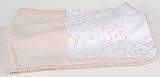 Maribelle Throw - Moire and White with Softee Back