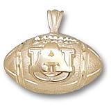 Auburn Tigers AU Football Pendant (14kt)