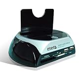 Plugable Storage Dock - External USB 2.0 to SATA 2.5 and 3.5 inch, all-in-one memory card reader, and USB hub