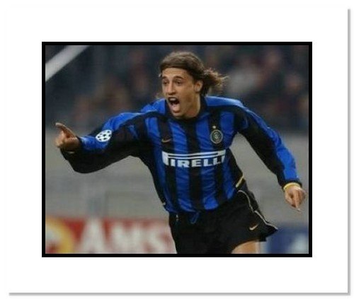 Hernan Crespo Inter Milan Double Matted 8x10 Photo Hernan Crespo Inter Milan Double Matted 8x10 Photo