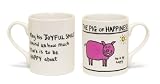 Edward Monkton Novelty Mug - Pig of Happiness