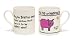Edward Monkton Novelty Mug - Pig of Happiness