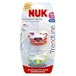 NUK Gerber Trendline 2 Pacifiers Classic Silicone Dots - Size 2 - Girls NUK Gerber Trendline 2 Pacifiers Classic Silicone Dots - Size 2 - Girls