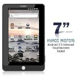 Coby Kyros MID7015 7-Inch Android 2.3 Internet Touchscreen Tablet PC with WiFi, 0.72 GHz, 4GB Flash Removable Memory