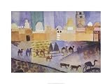 Macke, August Kairouan I arabisches Dorf Kunstdruck