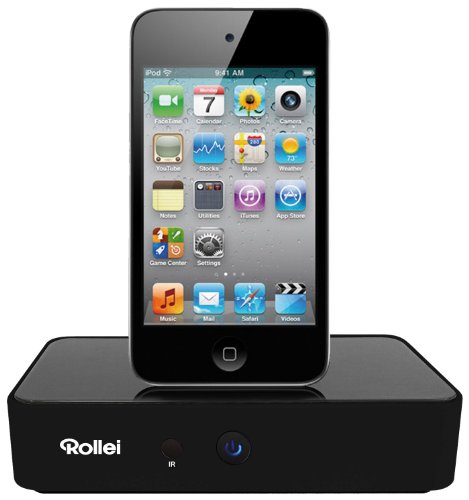 RCP Technik GmbH & Co. KG Rollei xHD HD-Video TV-Box f&uuml;r Apple iPhone/iPad/iPod inkl. Netzteil, HDMI, YPbPr und AV-Kabel, Fernbedienung schwarz