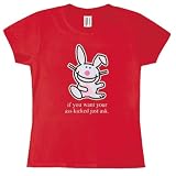 Happy Bunny - Ass Kicked Ladies T-Shirt