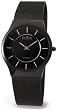 Skagen Men's 233LTMB Titanium Quartz Watch with Black Dial