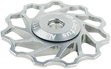 Neoto Mountain Bike Cycling Aluminium Rear Derailleur Jockey Wheel Pulley 11T (Titanium)