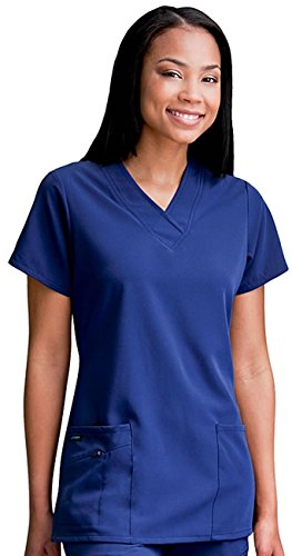 Classic Fit Collection by Jockey® Scrubs Women's Tri Blend Solid Scrub Top