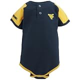 West Virginia Mountaineers Infant Navy Blue Lead Off Creeper