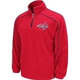 Reebok Washington Capitals Red Final Score Quarter Zip Pullover Fleece Jacket (XXXX-Large)