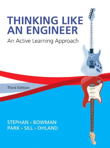 thinking like an engineer an active learning approach plus myengineeringlab access card package 3rd edition