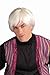 Forum Novelties mens Andy Warhol Pop Artist Costume Wig, Platinum, One Size US