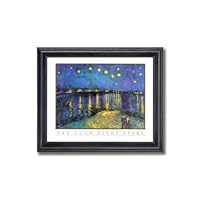 Vincent Van Gogh Night Stars Wall Decor Picture Framed Art Print