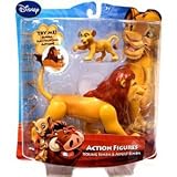 Disney Lion King Exclusive Action Figure Young Simba Adult SimbaIMAGE
