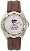 Kansas State Wildcats Kansas St with PCat All Star Watch with Leather Band - Men's