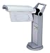 Ott-Lite True Color Portable 13 Watt Magnifier Task Lamp, Dove Grey, Base Rotates 360 Deg