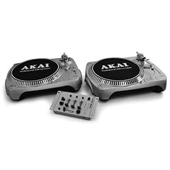 DJ Set SilverStar 2x Plattenspieler ATT002 + Auna TMX Mixer white/wei�
