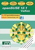 openSUSE 12.1 VorKon, 2 DVD-ROMs LINUX problemlos, einfach, schnell. Für 32 Bit- und 64 Bit-Rechner