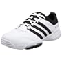adidas Men's Supreme CLS Tennis Shoe,White/Black/Silver,10 2E