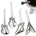 Stainless Steel Teaspoon Guitar Shape - Sugarcaster Rockstirs