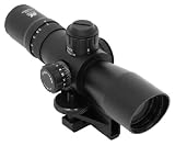 1.25-4X32 Compact-Red and Green Illuminated P4 Sniper/Green Lens/AR15/Carry Handle Quick Release