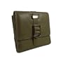 Kenneth Cole New York Genuine Leather Flap French Purse Wallet (Dark Fawn)