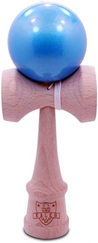 Kaleb Kendama With Metallic Blue Ball And Extra String