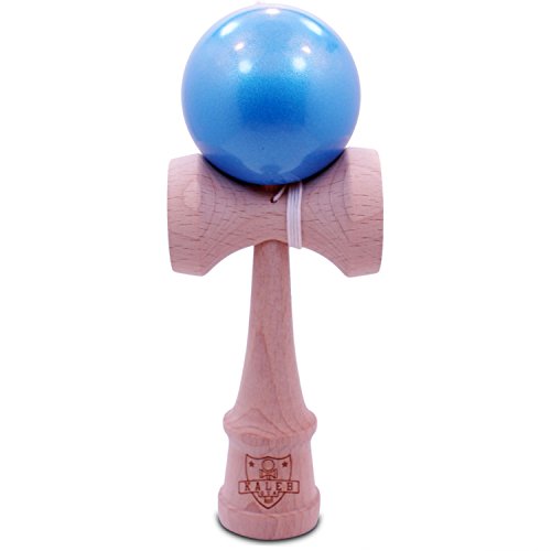 Kaleb Kendama With Metallic Blue Ball And Extra String