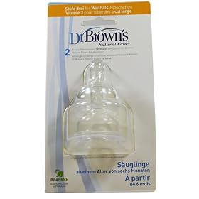 Dr Browns Silicone Teats Level 3