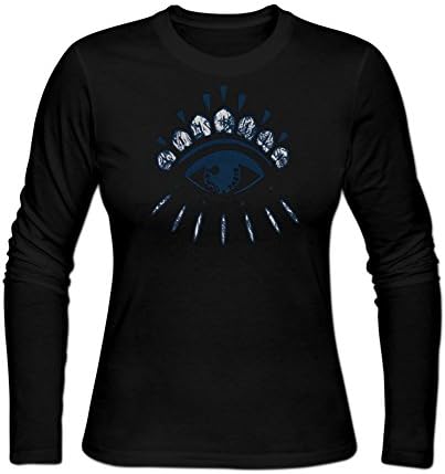 Kenzo Paris Brand Women's Long Sleeve T-shirt by Yjia M Black