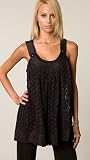Tracy Reese Black Eyelet Crochet Tunic