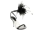 PATENT FEATHER FLOWER HEEL