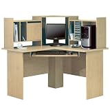 South Shore Furniture Morgan Collection Corner Desk, Honey Oak