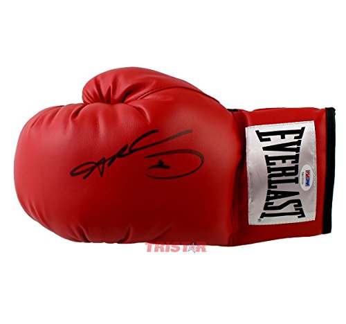 Sugar-Ray-Leonard-Signed-Autographed-Everlast-Red-Boxing-Glove-PSADNA-COA