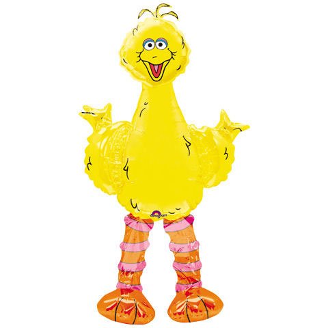 Big Bird Jumbo Airwalker Mylar Party Balloon Big Bird Jumbo Airwalker Mylar Party Balloon